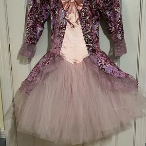 Elegant Pink and Purple Kids Costume
